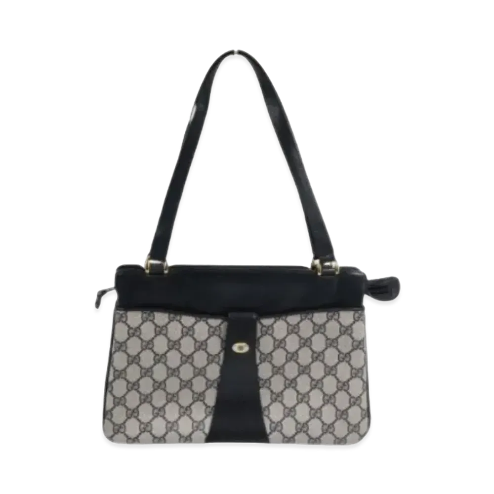 GUCCI Old Gucci GG Supreme Tote Bag "Navy"
