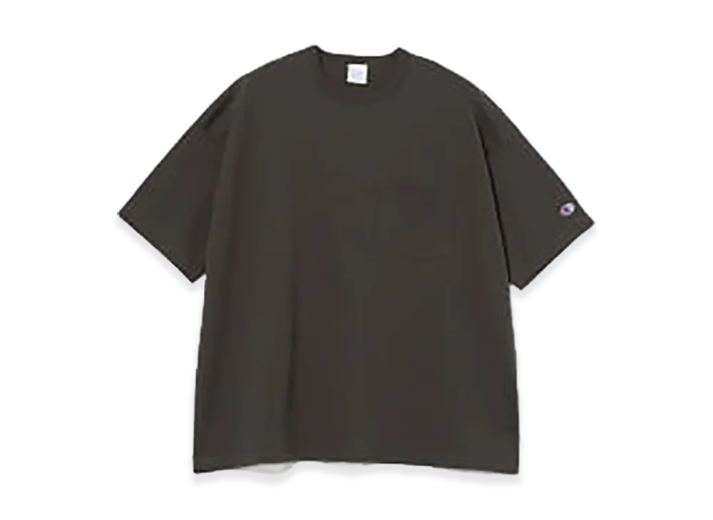 BEAMS x Champion x MIN-NANO Pocket T-shirt "O.Black"