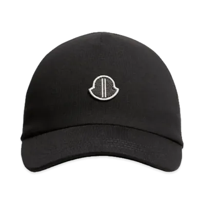 MONCLER x Rick Owens Baseball Hat "Black"