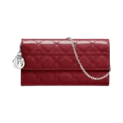 Dior Curfskin Wallet "Red"