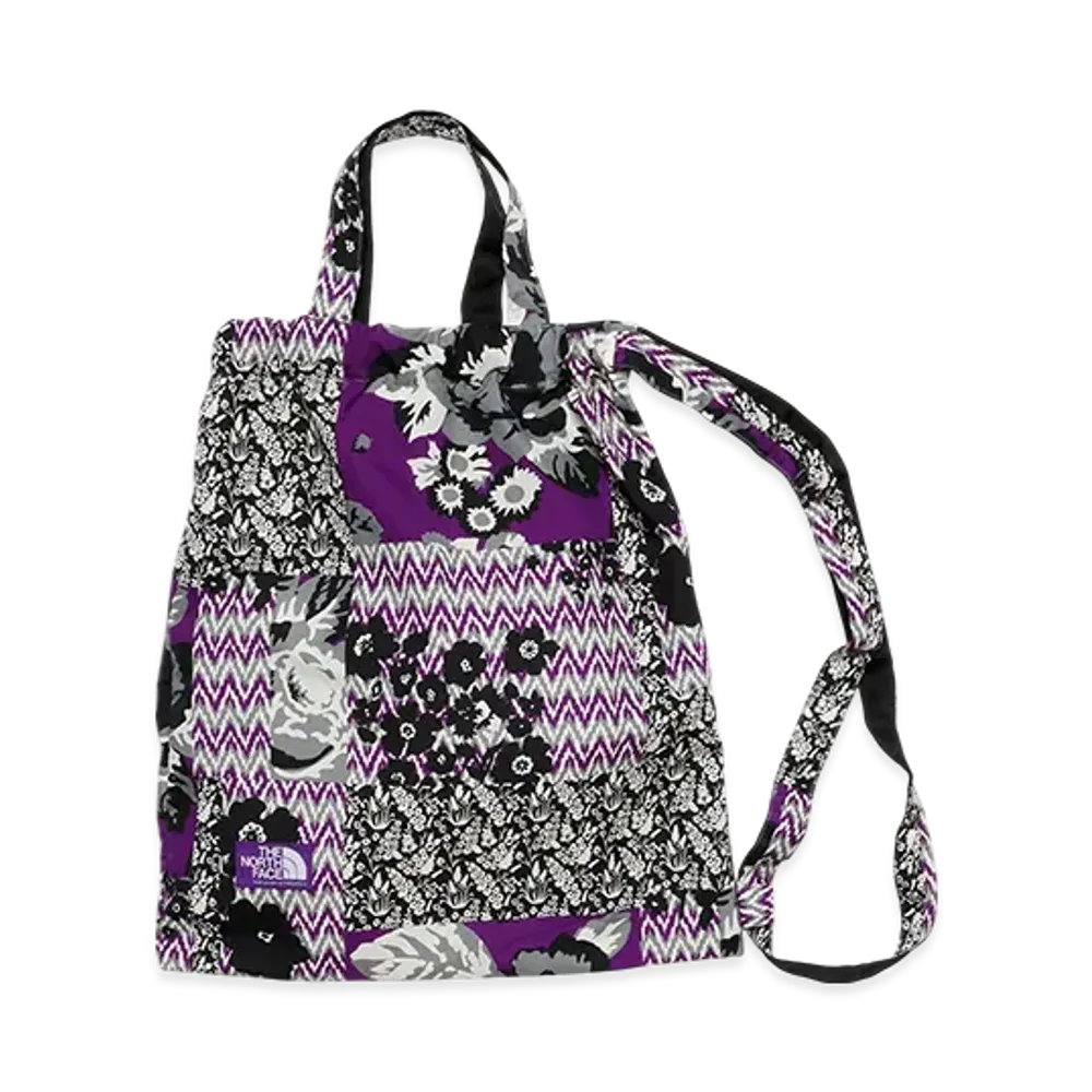 The North Face PURPLE LABEL Flower Printed Field Tote "Floral Patchwork"