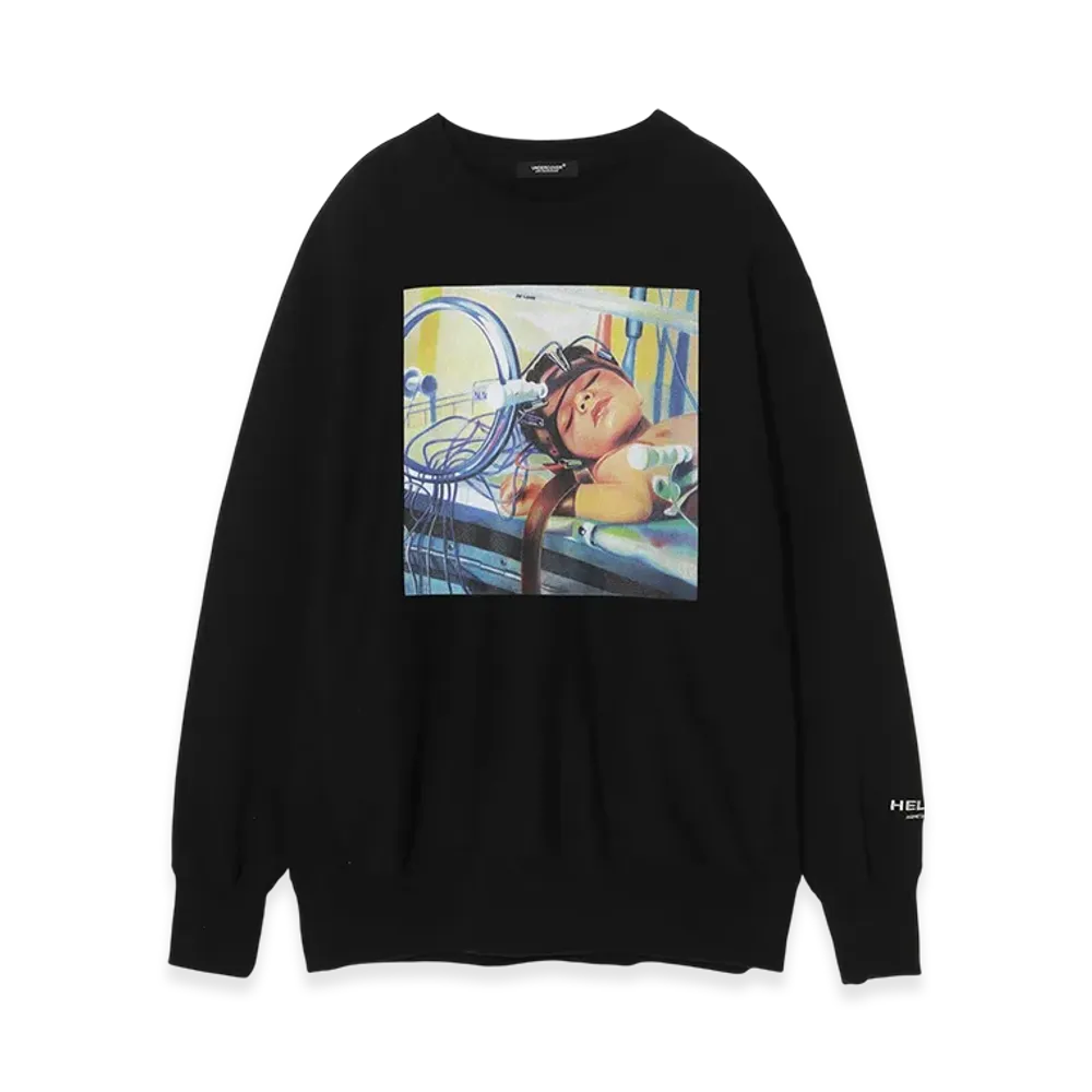 UNDERCOVER Cotton Sweat Pullover "Black"