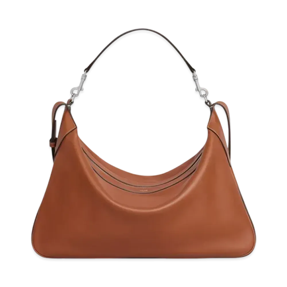 CELINE Large Strap Romy in Supple Grained Calfskin "Tan"