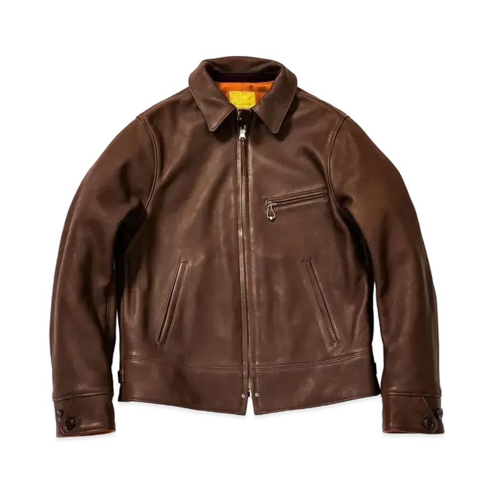 THE REAL McCOY'S 30S Sports Jacket / Freeman (Deerskin) "Brown"