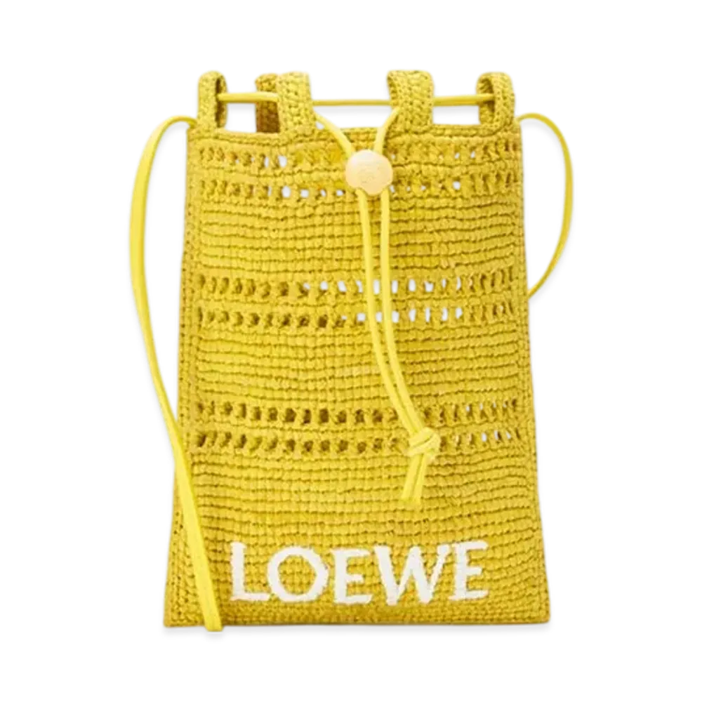 LOEWE Drawstring Pocket "Yellow"