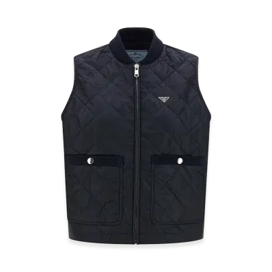 PRADA Women's Re-Nylon Vest "Navy Blue"