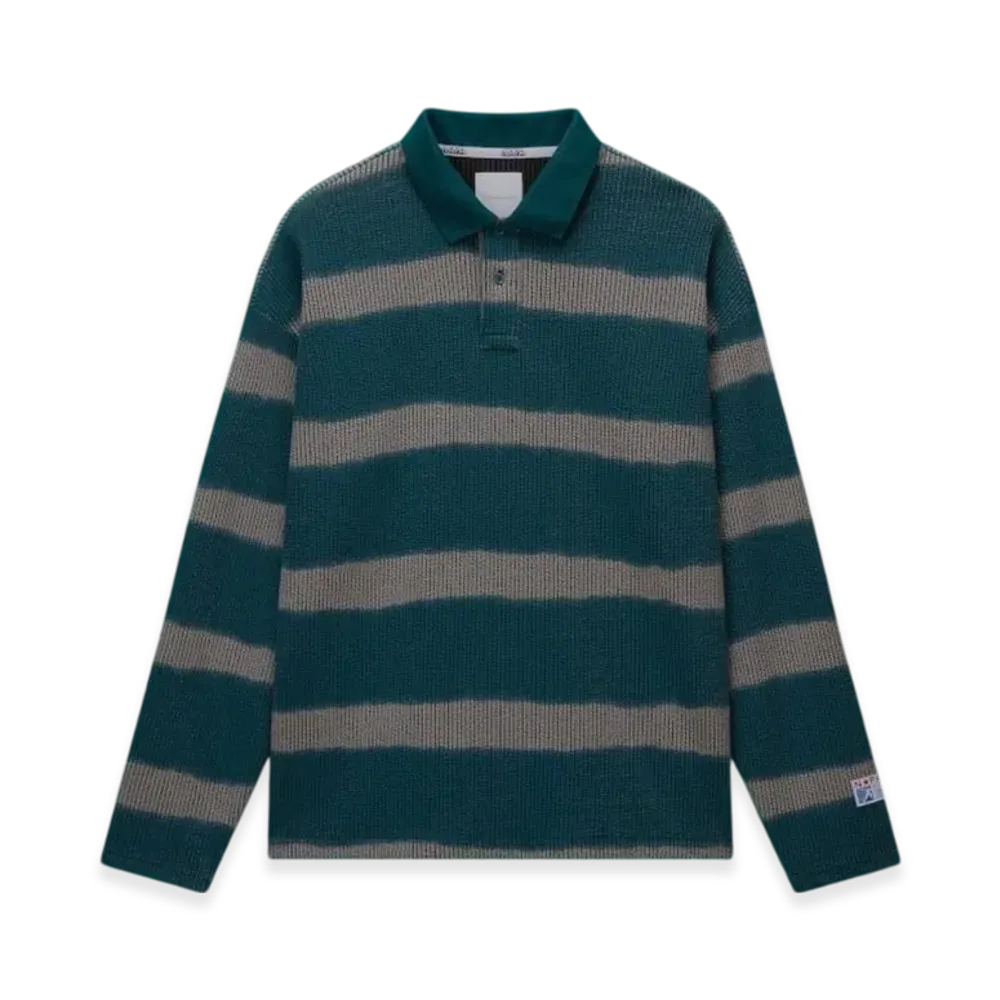 MARTINE ROSE x Napa Lion Long Sleeve Polo Shirt "Green"