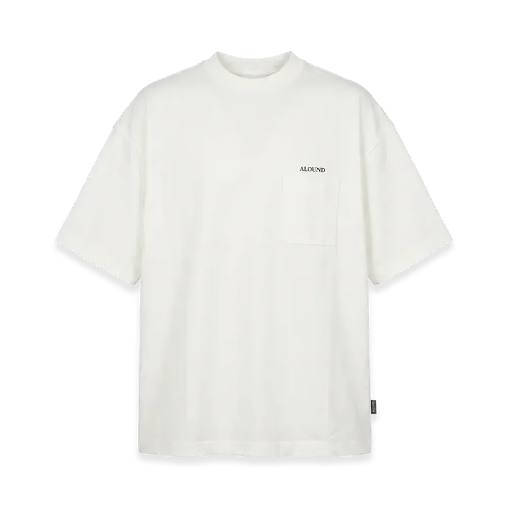 ALOUND Pocket Logo Tee "White"