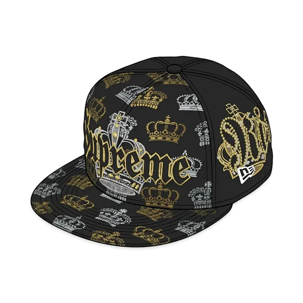 Supreme Crown New Era "Black"