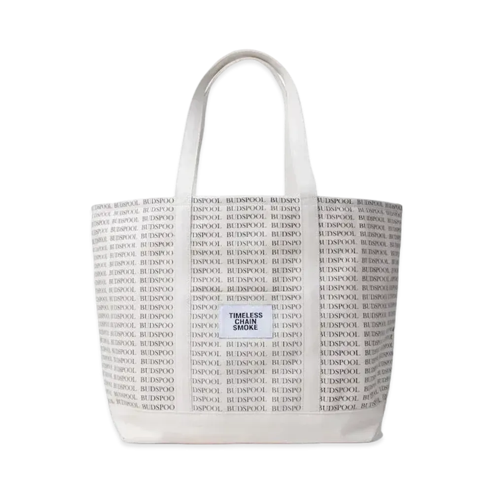 APHRODITEGANG Bud Spool Canvas Tote Bag "White"