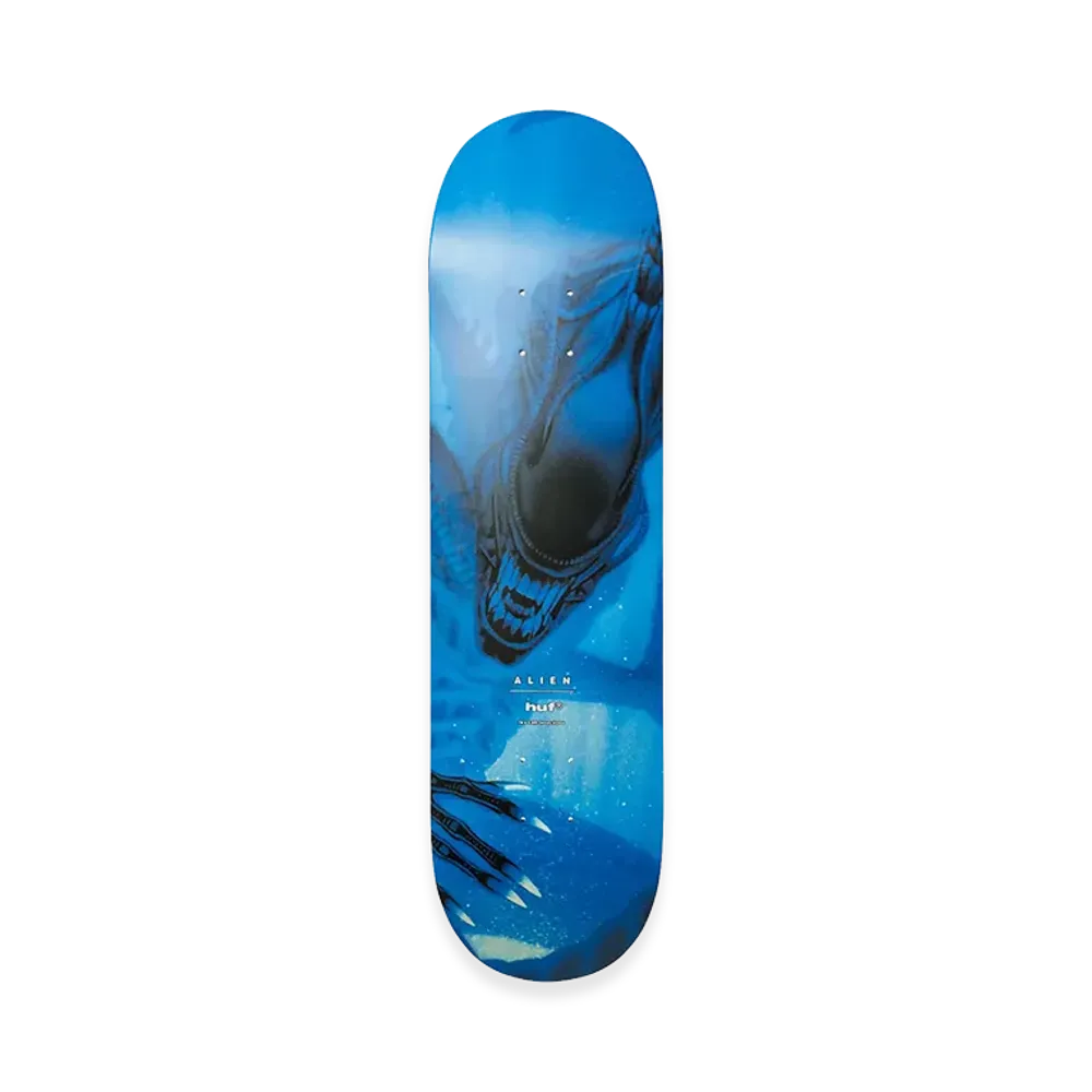 HUF x ALien Xenomorph Skate Deck "Glow In The Dark"