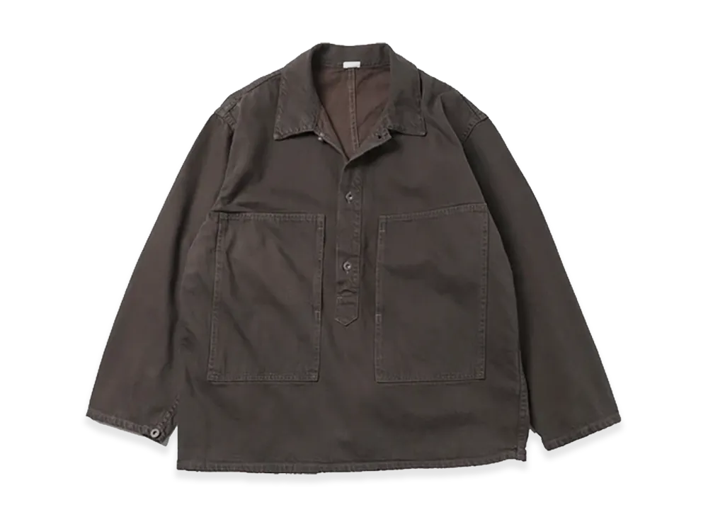 A.PRESSE Vintage M-35 Denim Pullover Jacket "Brown"