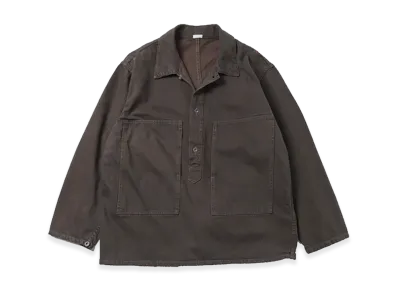 A.PRESSE Vintage M-35 Denim Pullover Jacket "Brown"