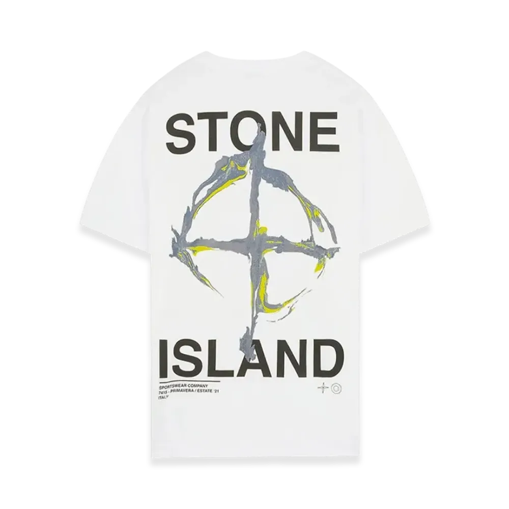 Stone Island 2NS85 Marble Three T-Shirt - 21SS "White"