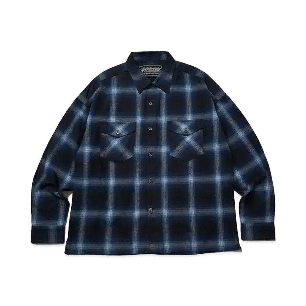 DELUXE PENDLETON x DELUXE SHIRTS "BLUE"