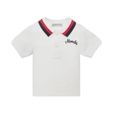 MONCLER Kids Polo Shirt "White"