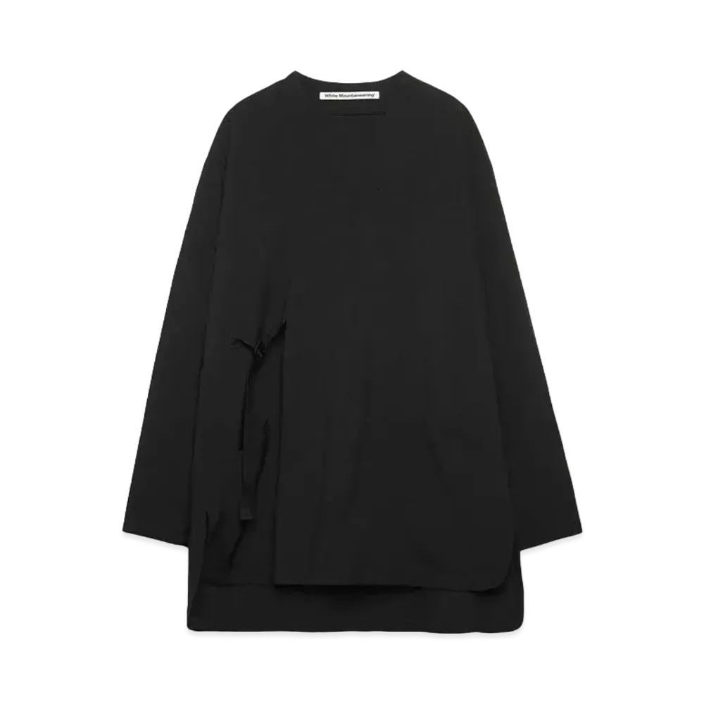 White Mountaineering KIMONO SHIRT "BLACK"