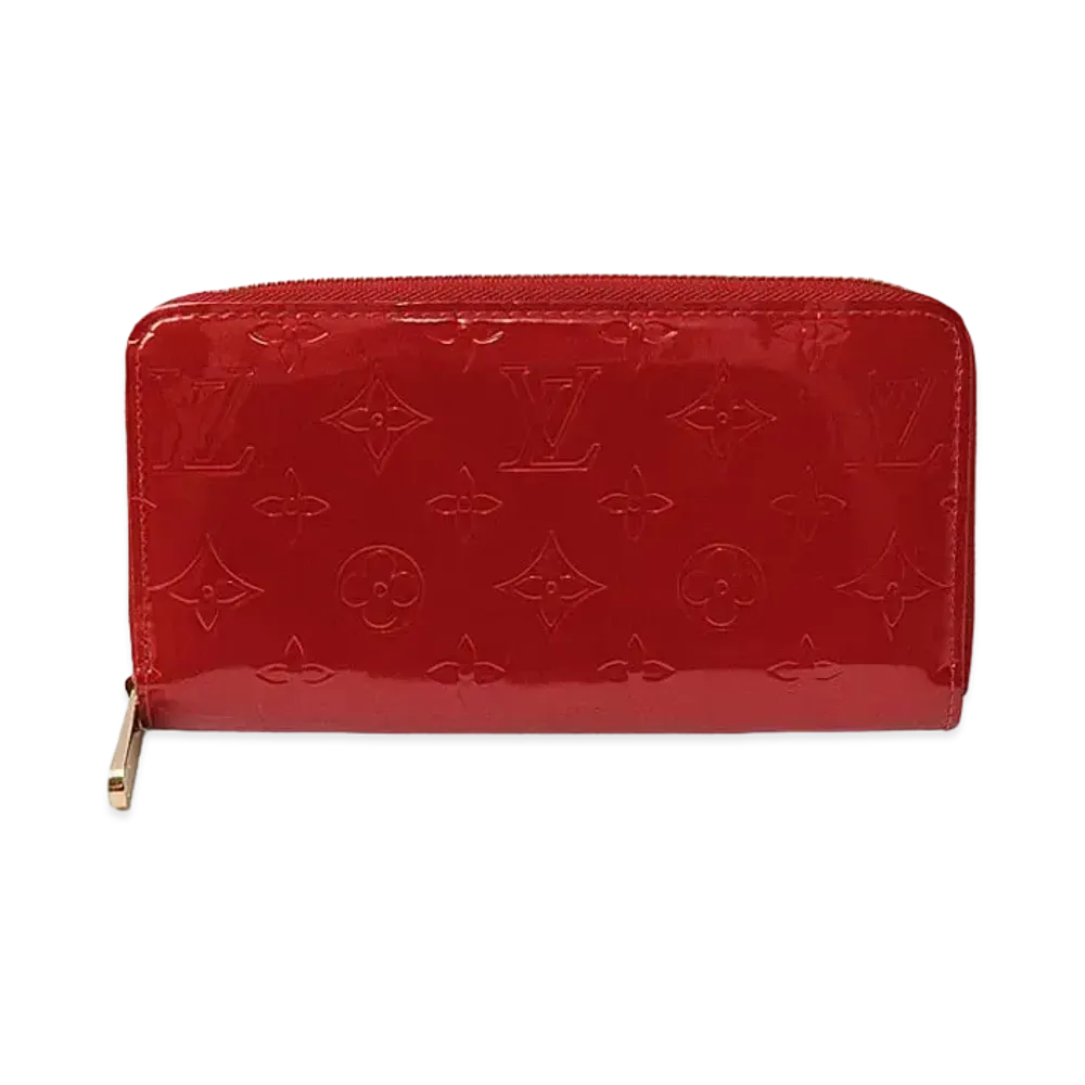 Louis Vuitton Monogram Vernis Zippy Wallet "Pomme d'Amour"