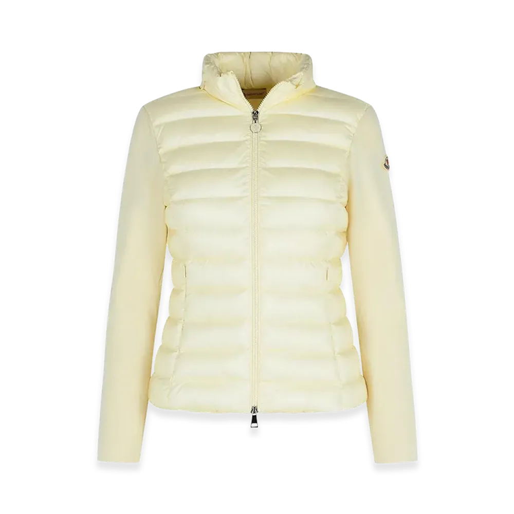 MONCLER Women's Virgin Wool Blend Jacket "Cream"