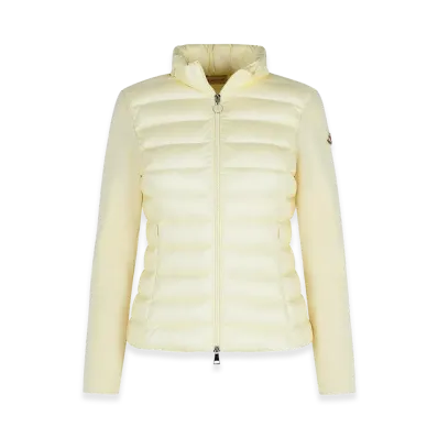 MONCLER Women's Virgin Wool Blend Jacket "Cream"