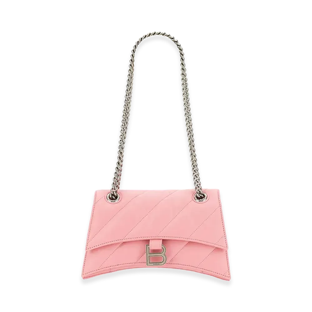 BALENCIAGA Women's Crush Small Bag "Pink"