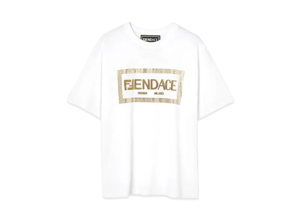 FENDI x Versace Fendace Logo T-Shirt "White"
