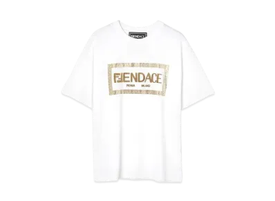 FENDI x Versace Fendace Logo T-Shirt "White"