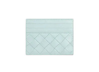 Bottega Veneta Credit Card Case "Teal Washed"