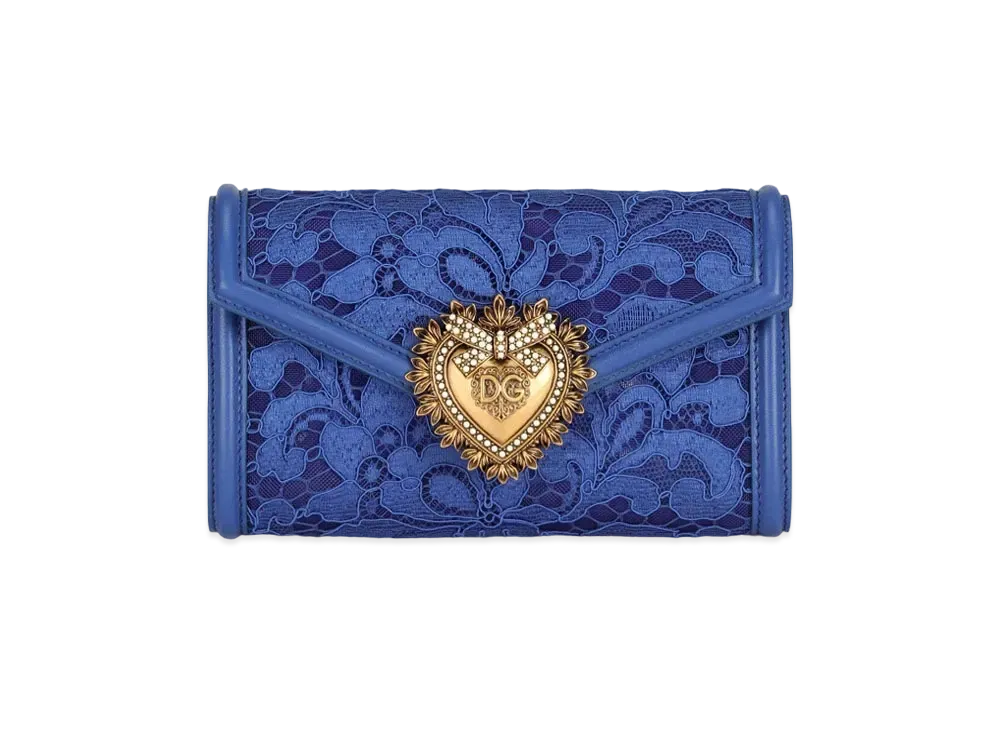 Dolce&Gabbana Devotion Mini Bag Race "Blue"