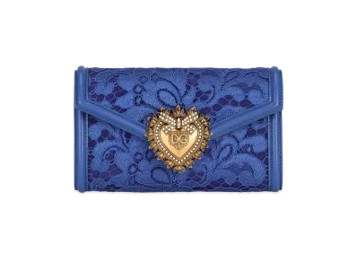 Dolce&Gabbana Devotion Mini Bag Race "Blue"