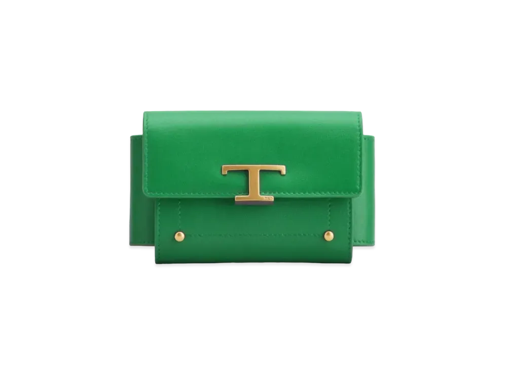 TOD'S Timeles Leather Bag Micro "Green"