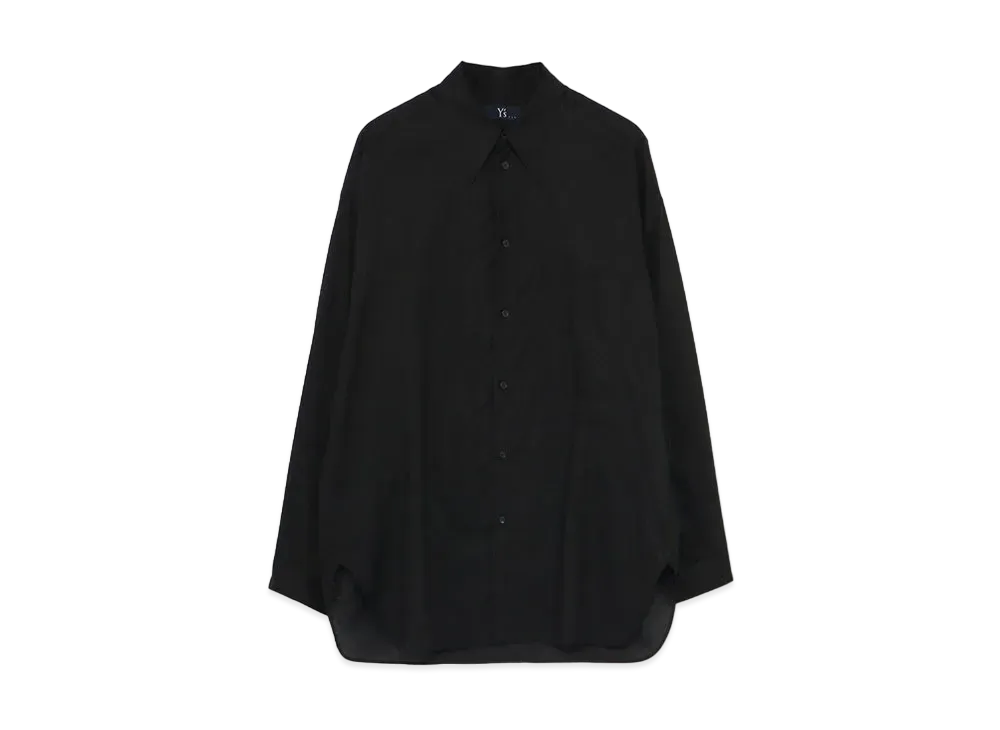 Yohji Yamamoto Y's LAWN BIG SHIRT "Black"
