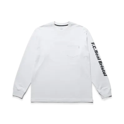 F.C.Real Bristol Press L/S Tee "White"