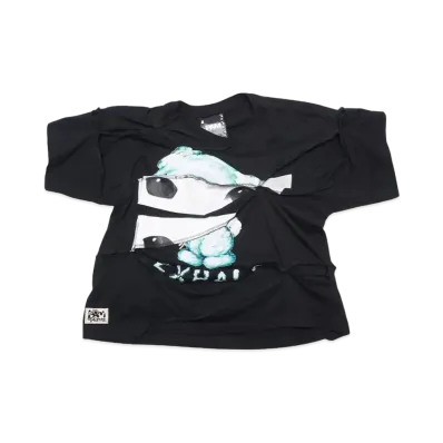 P.A.M. PINCHED UPCYCLE TEE A "BLACKS"
