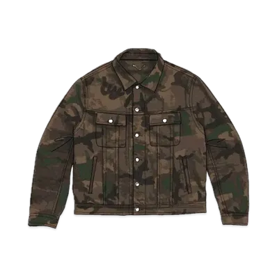 Supreme x Louis Vuitton Jacquard Denim Trucker Jacket "Camo"