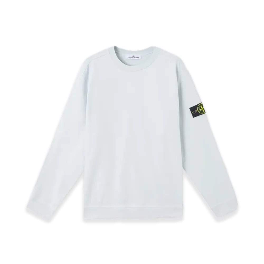 Stone Island 6100043 Heavy Cotton Jersey "Sky Blue"