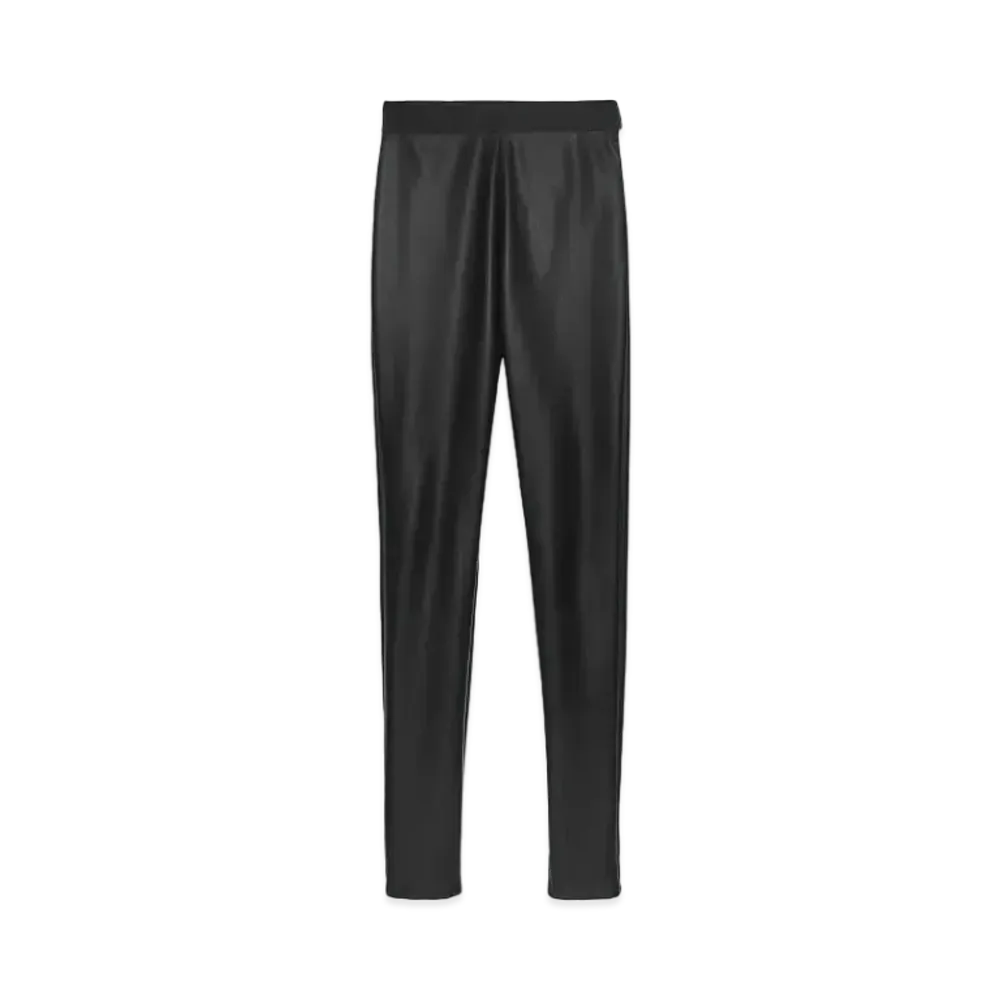 MSGM Faux-Leather Leggings "Black"