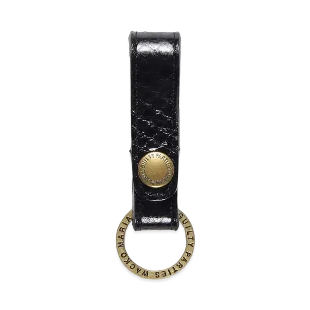 WACKO MARIA Python Leather Key Holder "Black"