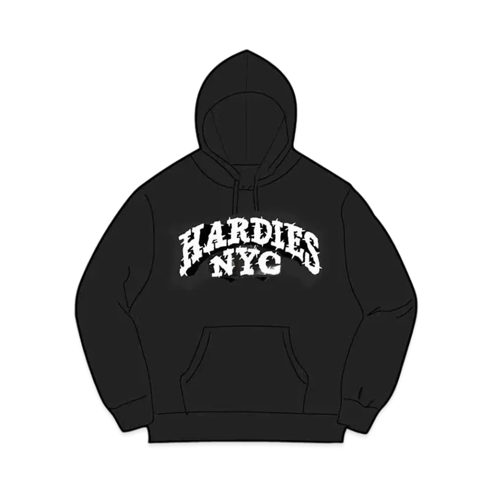 VERDY x Hardies NYC Pullover Hoodie "Black"