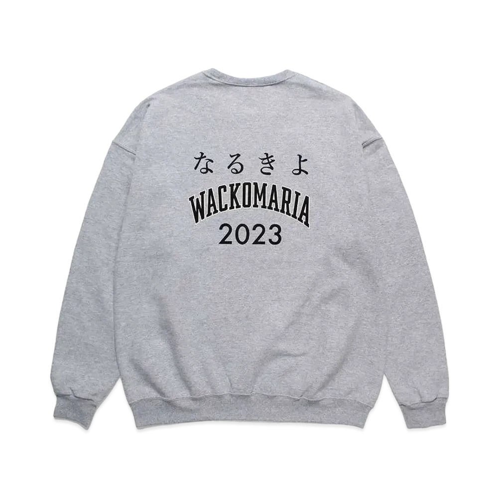 WACKO MARIA x Narukiyo / Sweat Shirt "Gray"
