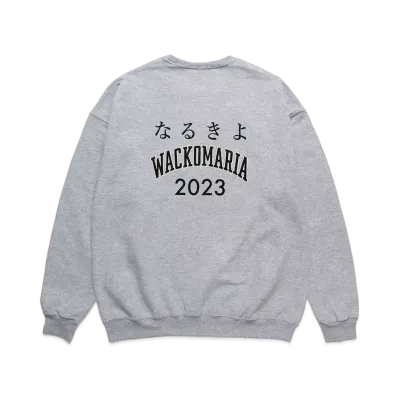 WACKO MARIA x Narukiyo / Sweat Shirt "Gray"