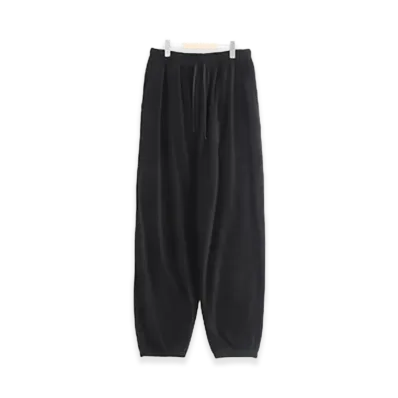 COMOLI Pile Pants "Black"
