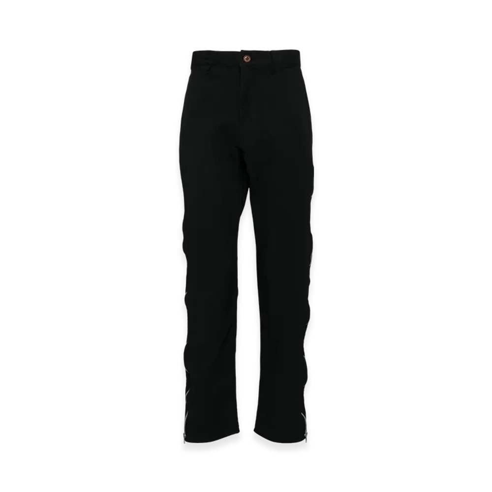 BLACK COMME des GARCONS Zip-Up Tapered Pants "Gray"