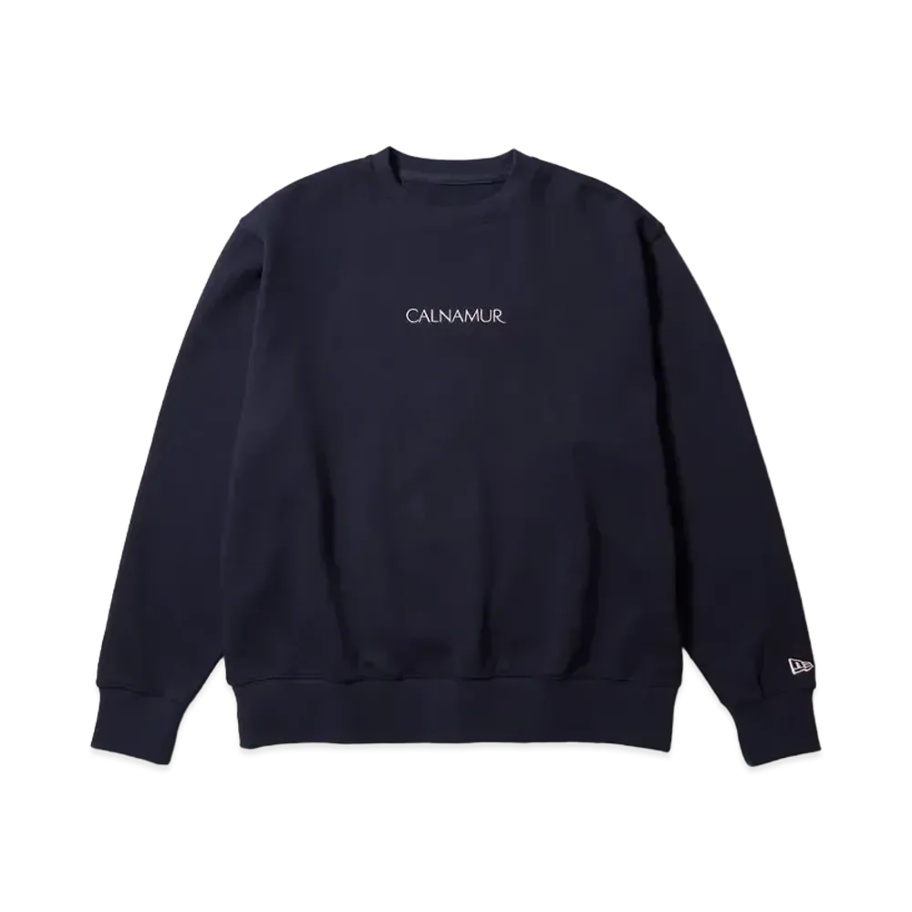 NEW ERA x CALNAMUR Fleece Oversized Sweat Crewneck "Navy"