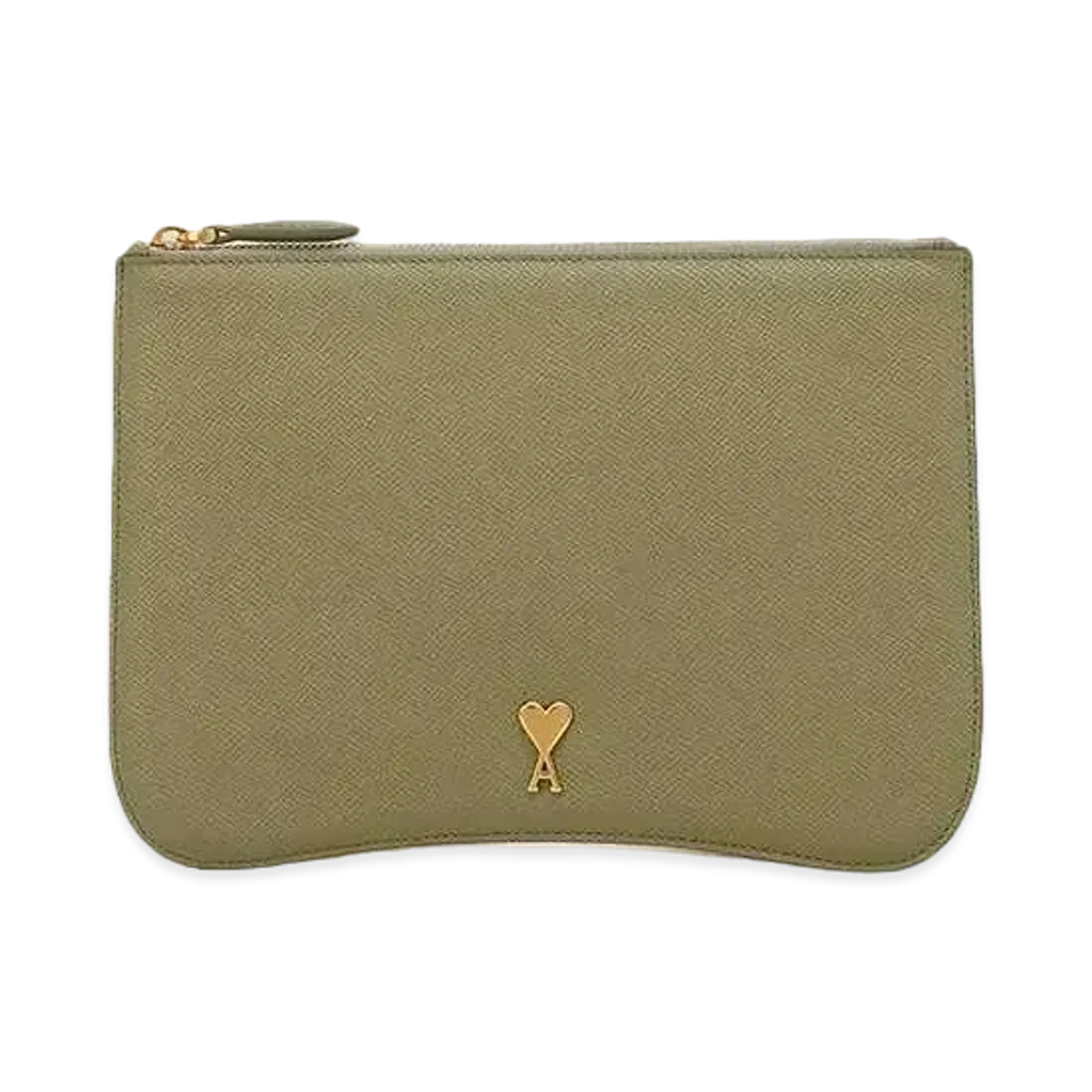 AMI PARIS Paris Paris Pouch "Olive"