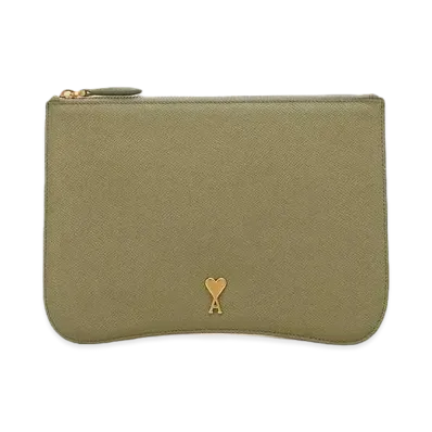 AMI PARIS Paris Paris Pouch "Olive"