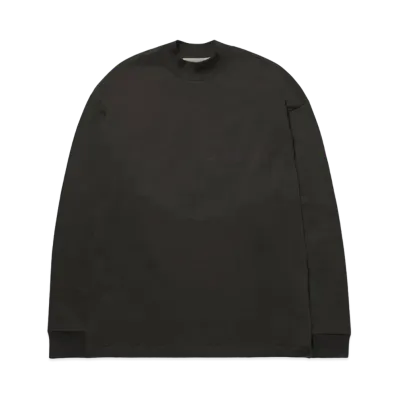 FEAR OF GOD ESSENTIALS LS Tee "Off Black"
