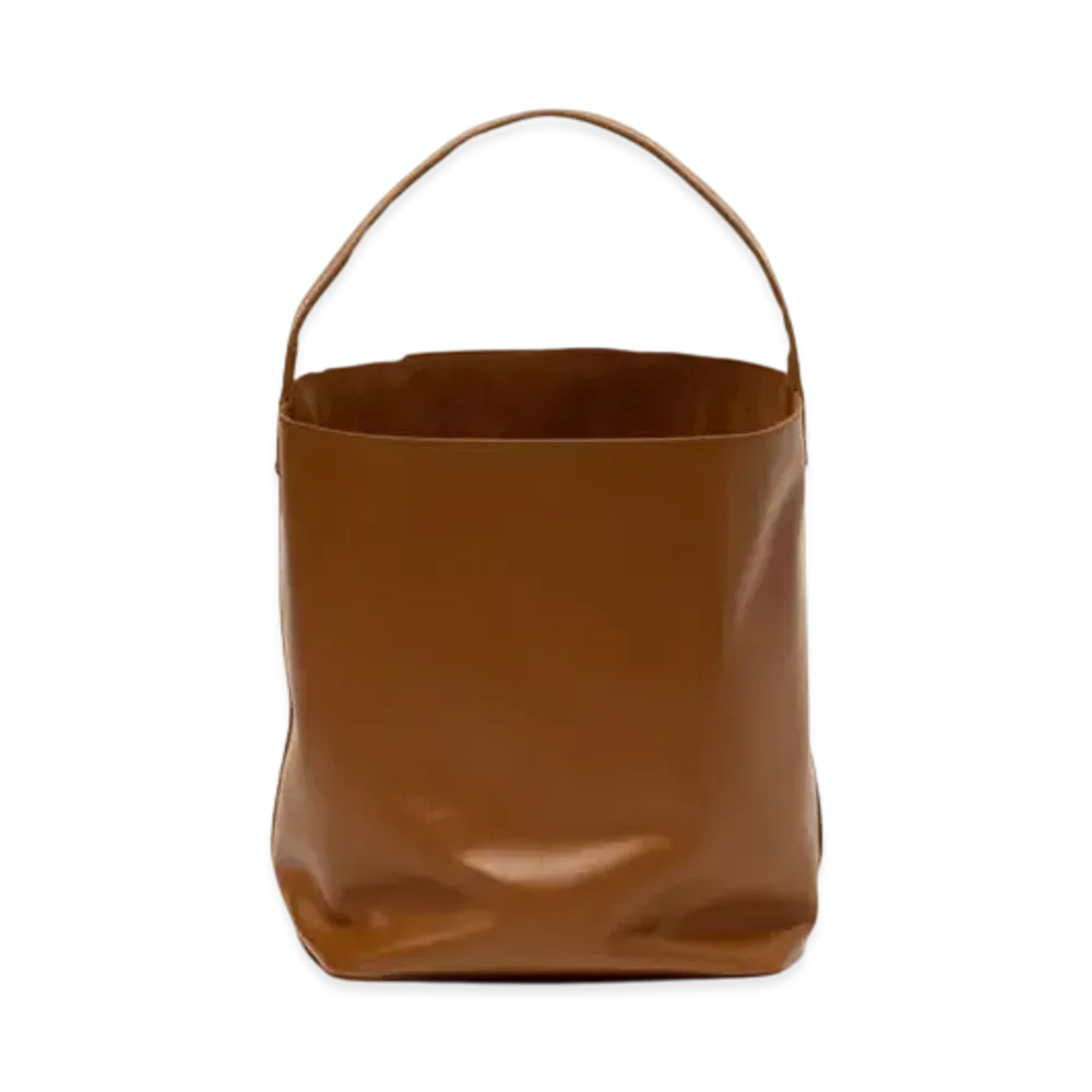 AURALEE Leather Shoulder Bag Made By Aeta "Brown"