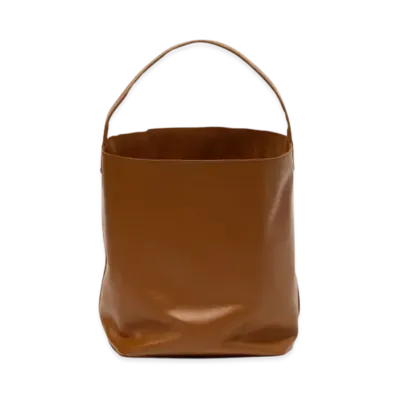 AURALEE Leather Shoulder Bag Made By Aeta "Brown"