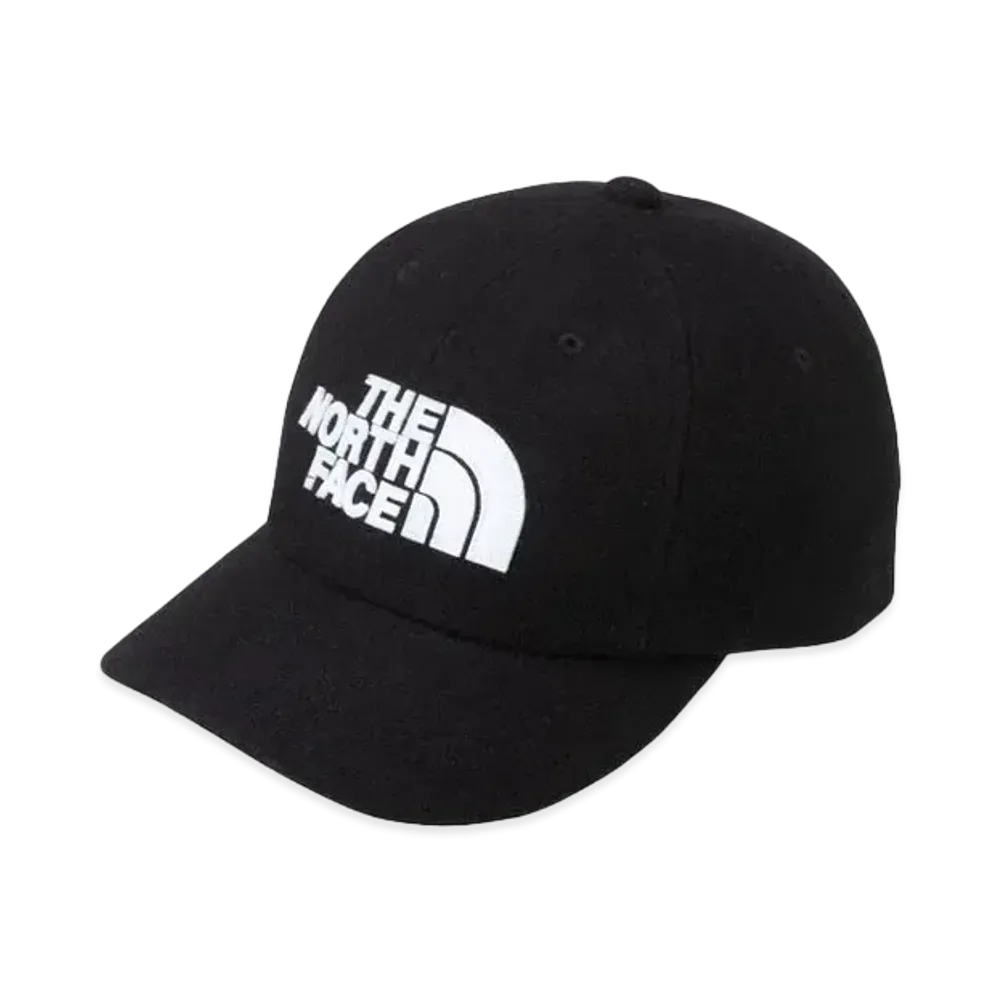 The North Face TNF Logo Flannel Cap "Black"